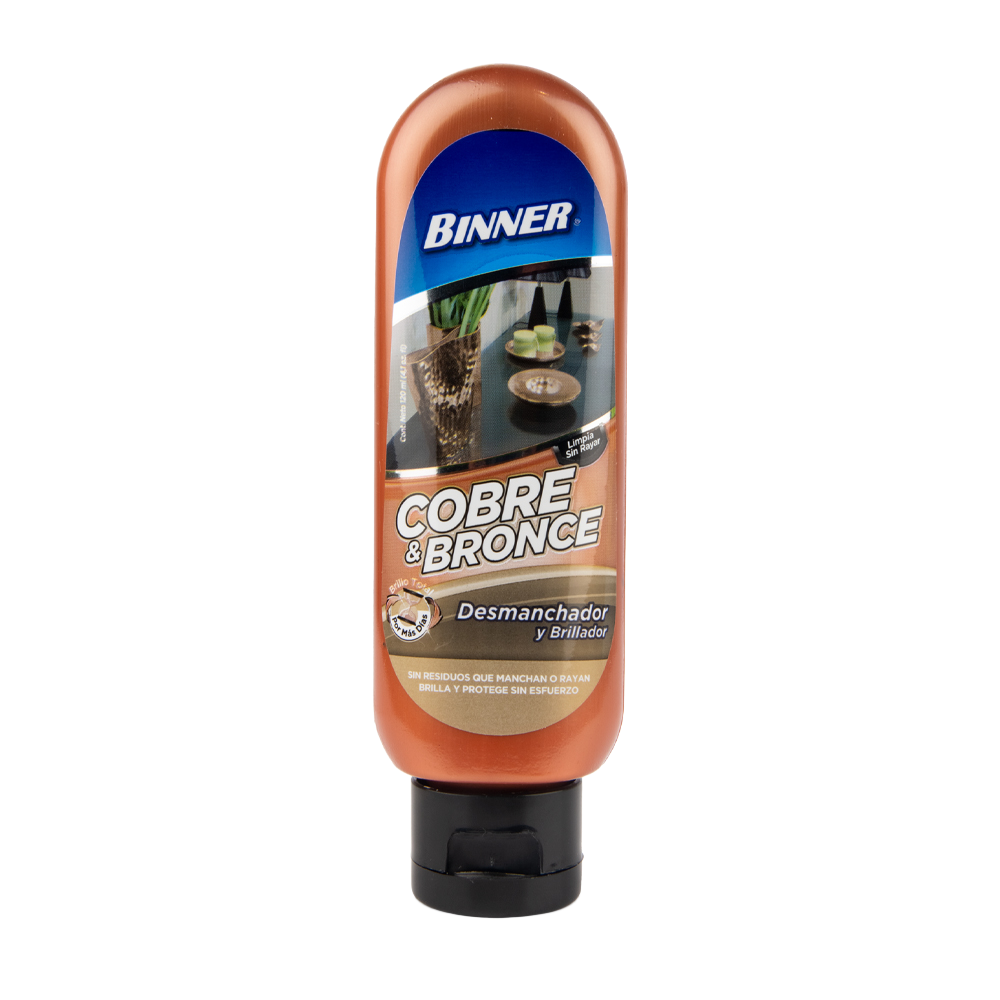 Desmanchador y brillador para cobre y bronce Binner Frasco x 1
