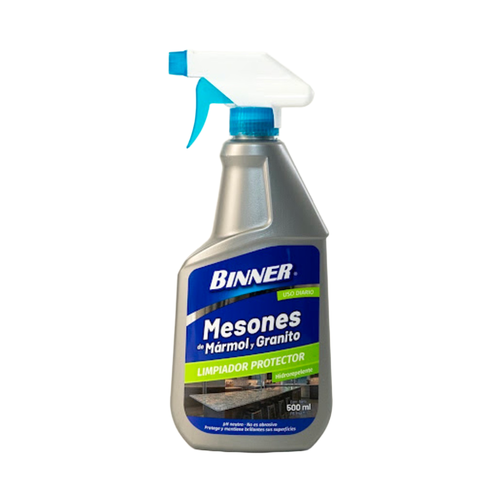 Limpiador y protector  mesones de granito y mármol cítrico Binner Frasco x 1