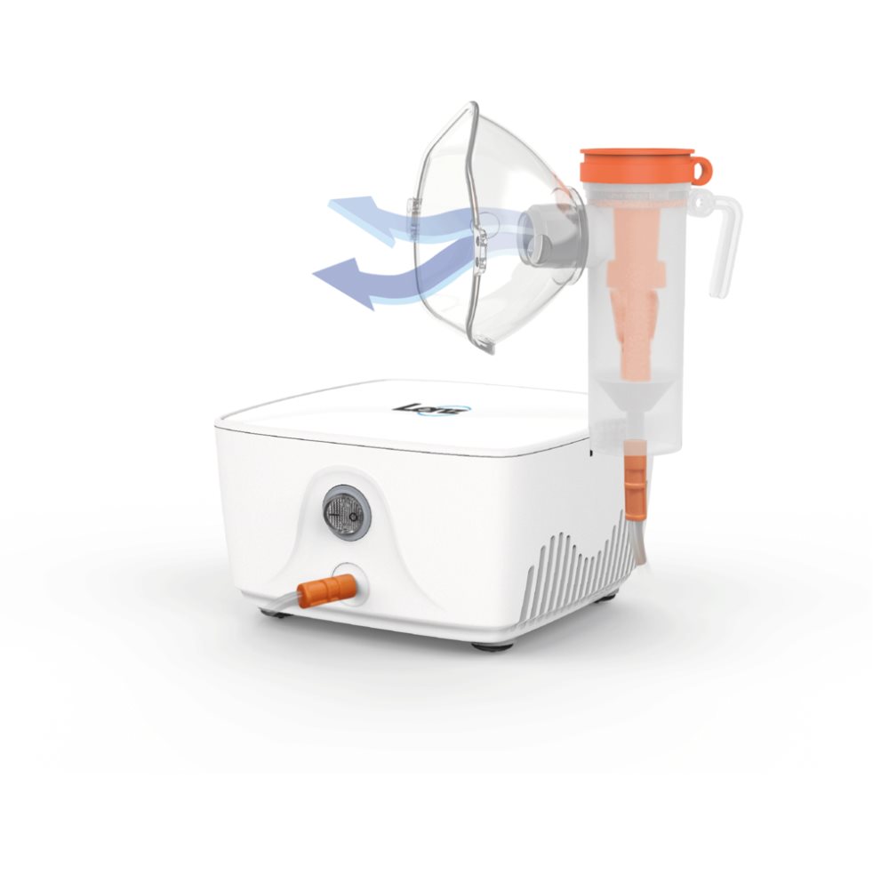 Nebulizador de compresión medica Lenz, LT-N700, hasta 120 horas de uso continuo, caja x 1 Lenz Caja x 1 El nebulizador de compresión Lenz es un dispositivo médico diseñado para convertir medicamentos líquidos en una fina niebla que facilita su inhalación directa hacia los pulmones. Ideal para el tratami
