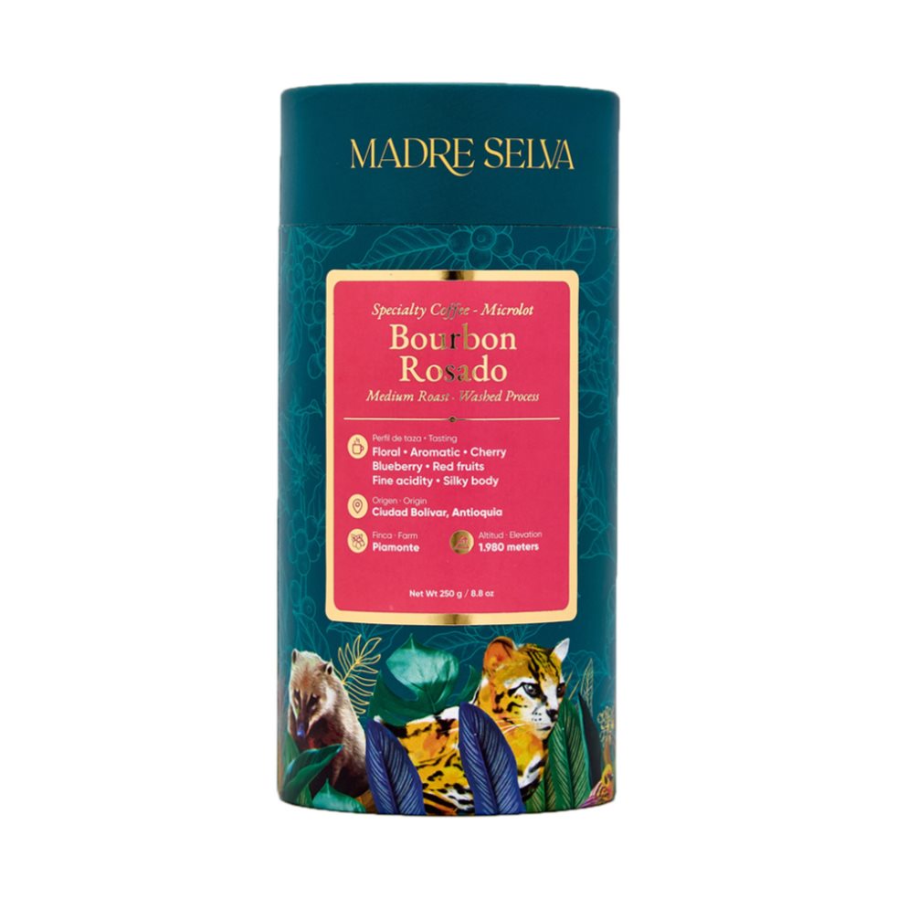 Café Bourbon Rosado Madre Selva Molido x 1 Café Bourbon Rosado Madre Selva Molido x 1