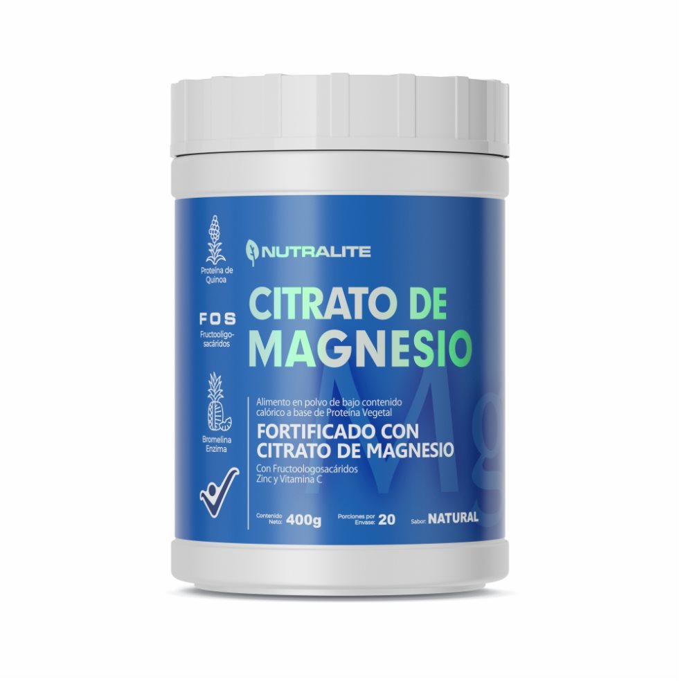 Citrato de magnesio tarro x 400 g Nutralite Tarro x 400 g Citrato de magnesio tarro x 400 g Nutralite Tarro x 400 g