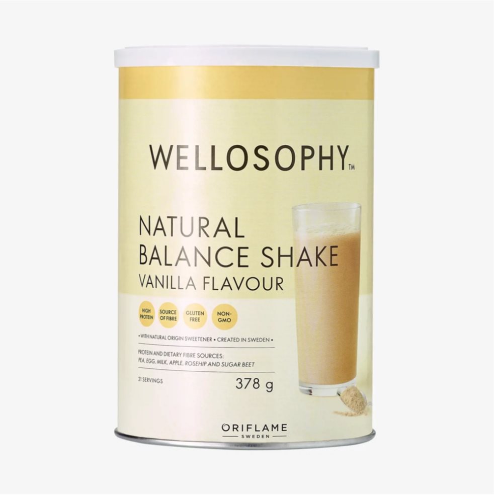 Alimento Batido Natural en Polvo Sabor Vainilla Wellness by Oriflame Caja x 378 g Wellness by Oriflame envase cilindrico x 378 g Alimento Batido Natural en Polvo Sabor Vainilla Wellness by Oriflame Caja x 378 g Wellness by Oriflame envase cilindrico x 378 g