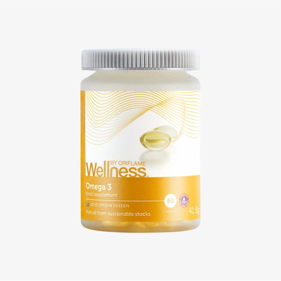 Suplemento Dietario Wellness by Oriflame Omega 3 Frasco x 60 Cápsulas Wellness by Oriflame Frasco x 60 Suplemento Dietario Wellness by Oriflame Omega 3 Frasco x 60 Cápsulas Wellness by Oriflame Frasco x 60