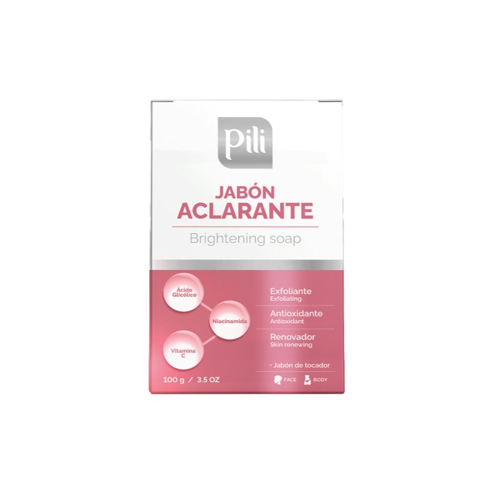 JABON PILI  ACLARANTE 100 g PILI 100 g x und 