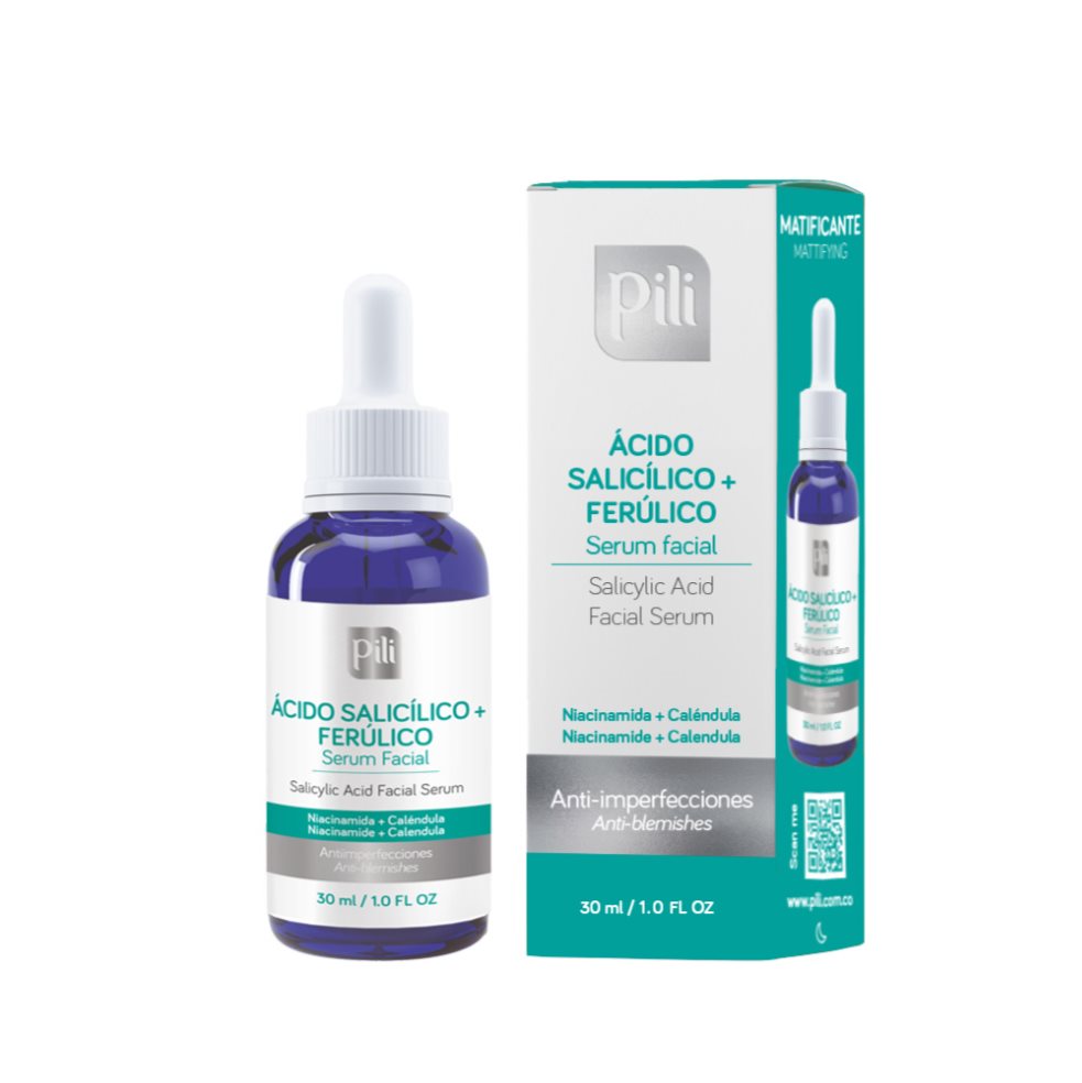 Serum anti-imperfecciones ácido salicílico + ferúlico Facil x 30 PILI FRASCO X 30 ML x 30 ML 
