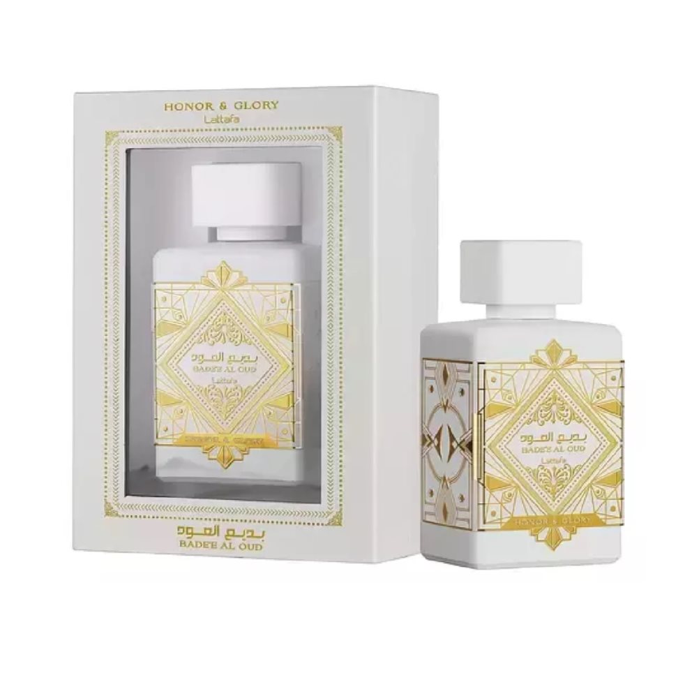 Perfume Bade'e Al Oud Honor & Glory Lattafa  EDP Unisex 100ML Lattafa Caja x 1 