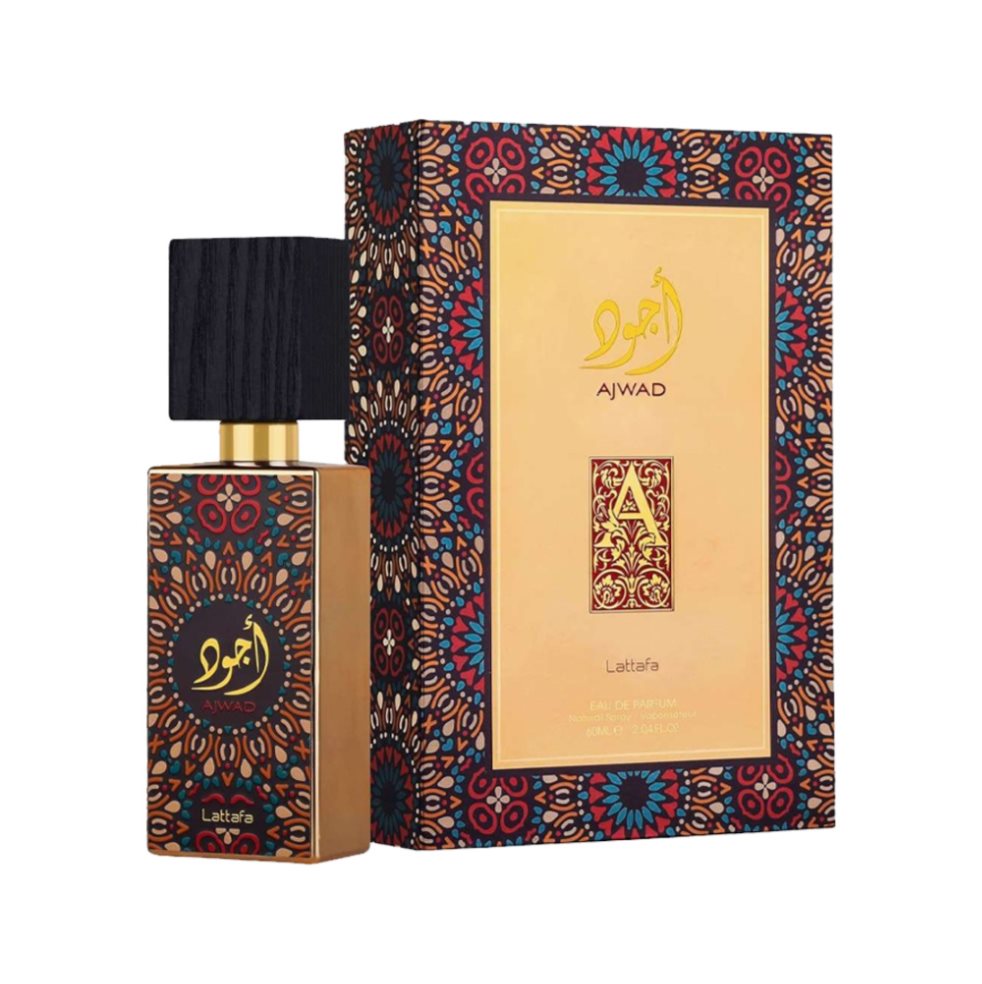 Perfume Ajwad Lattafa  Unisex EDP 60ML Lattafa Caja x 1 
