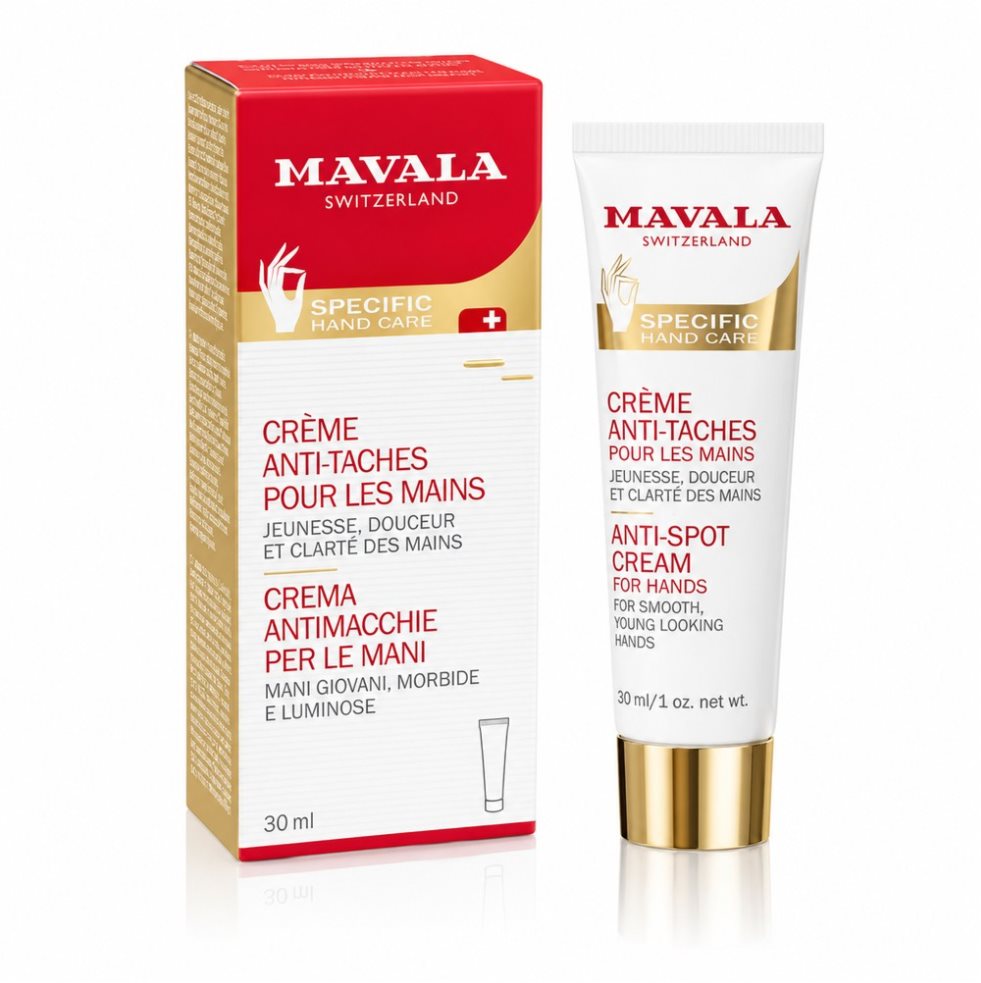 CREMA ANTIMANCHAS PARA MANOS MAVALA ANTI-SPOT CREAM FOR HANDS x 30 ML CREMA ANTIMANCHAS PARA MANOS MAVALA ANTI-SPOT CREAM FOR HANDS x 30 ML