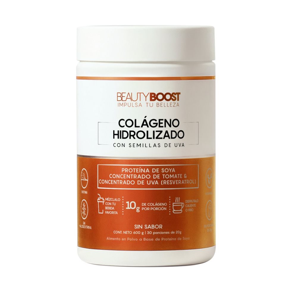 Colágeno hidrolizado con resveratrol sin edulcorantes - sin sabor 600gr VITASEI BEAUTYBOOST Frasco x 1 Colágeno hidrolizado con resveratrol sin edulcorantes - sin sabor 600gr VITASEI BEAUTYBOOST Frasco x 1