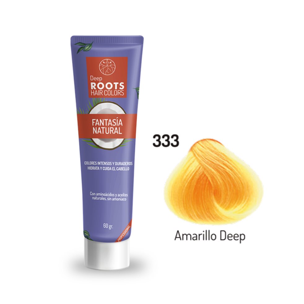 Fantasia Natural Amarillo 333x 60 mL Deep Roots Tubo 60 ml x 1 Fantasia Natural Amarillo 333x 60 mL Deep Roots Tubo 60 ml x 1