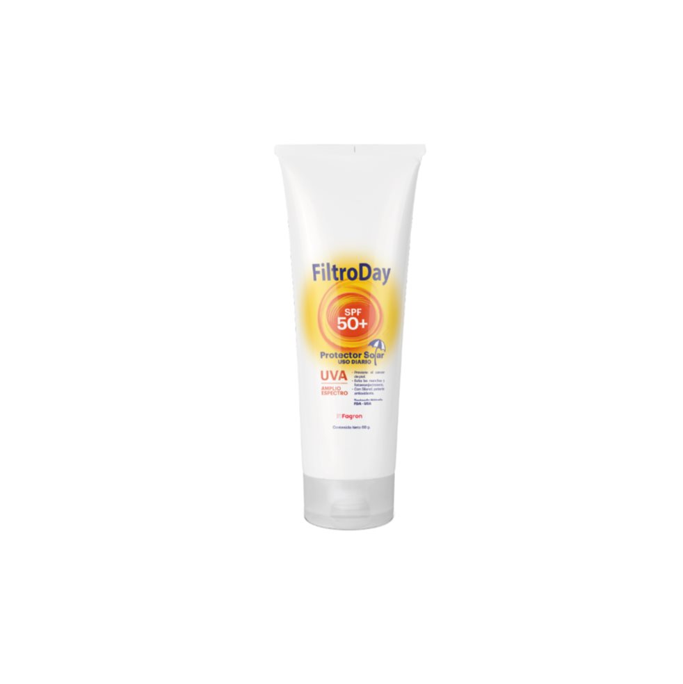 Protector solar Fagron Filtro day SPF 50+ Tubo 60 g Filtro Day Tubo Colapsible x 60 g Protector solar Fagron Filtro day SPF 50+ Tubo 60 g Filtro Day Tubo Colapsible x 60 g