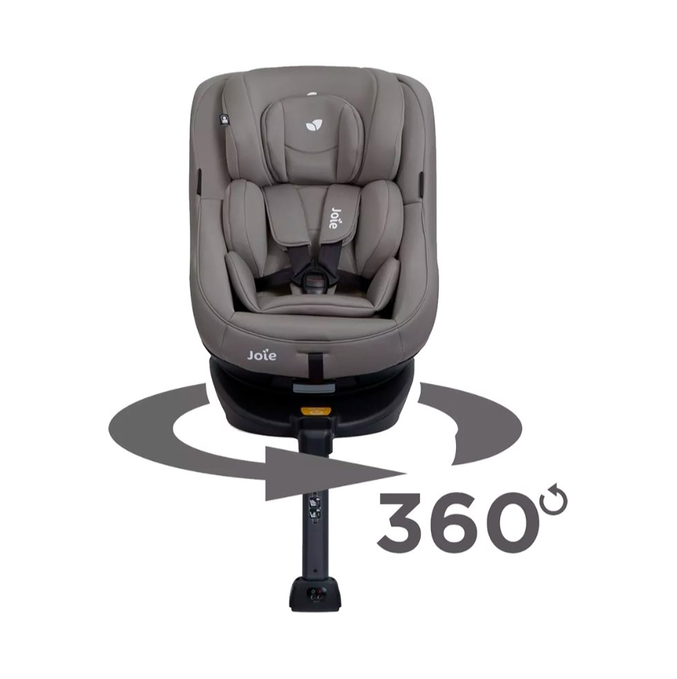 Silla Carro Joie Spin Gr 0+,1 360 Gray Flannel JOIE Caja x 1 