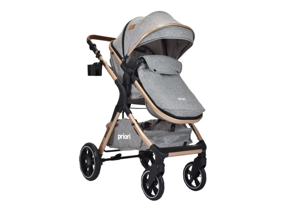 COCHE MOISES BEBE PRIORI KANSAS CS GRIS PRIORI CAJA INDIVIDUAL x 1  