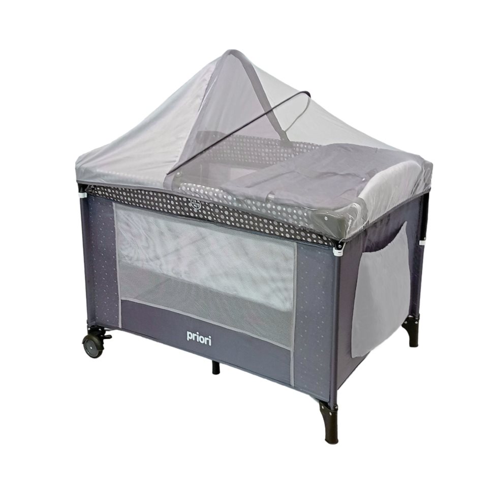 CUNA COLECHO BEBE PRIORI ARIEL GRIS PRIORI CAJA INDIVIDUAL x 1 CUNA COLECHO BEBE PRIORI ARIEL GRIS