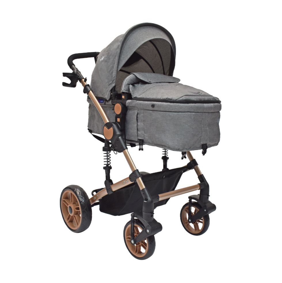 Coche Bebe Moises Gadi Happy Baby Gris HAPPY BABY Caja x 1 Coche Bebe Moises Gadi Happy Baby Gris HAPPY BABY Caja x 1