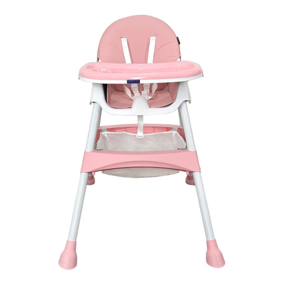 Silla Comedor Bebé 3en1 Happy Baby Bahamas Rosa HAPPY BABY Caja x 1 Silla Comedor Bebé 3en1 Happy Baby Bahamas Rosa HAPPY BABY Caja x 1