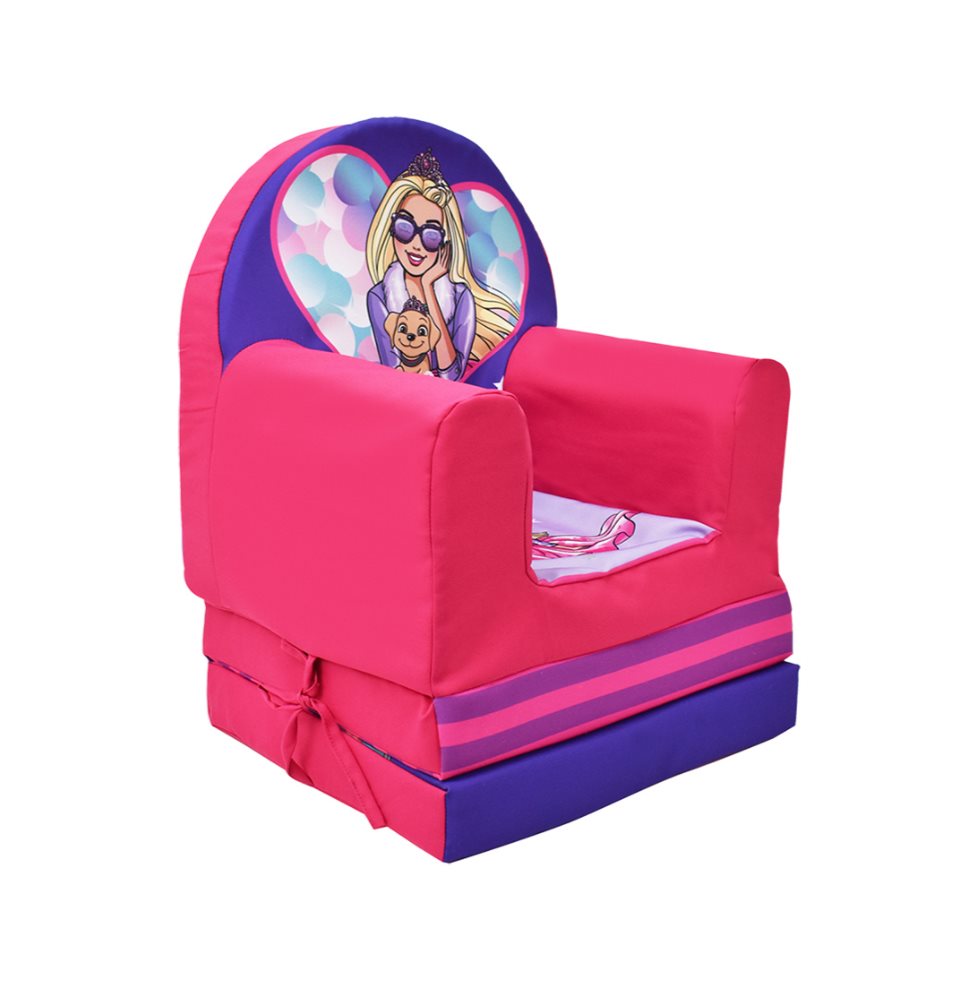 SILLON CONVERTICAMA MATTEL BARBIE MATTEL individual x 1  