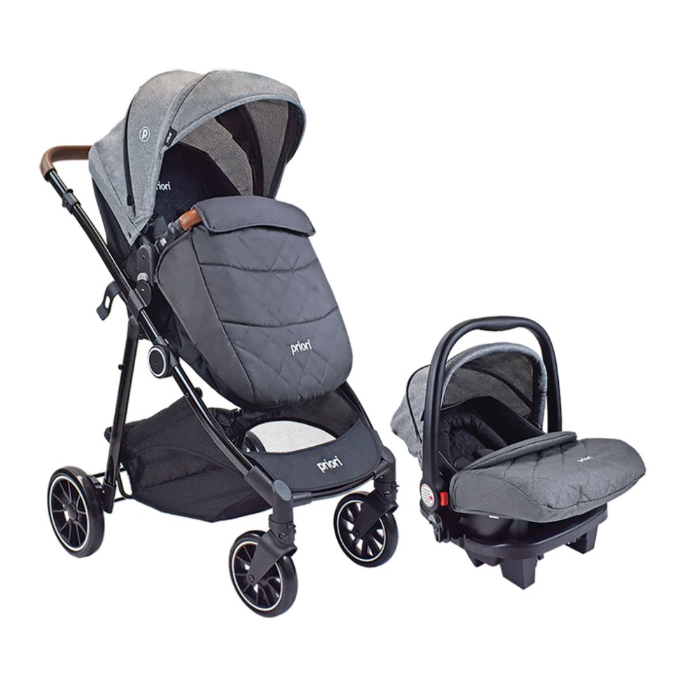 Coche bebé Travel System Aria Gris Priori PRIORI Caja x 1 