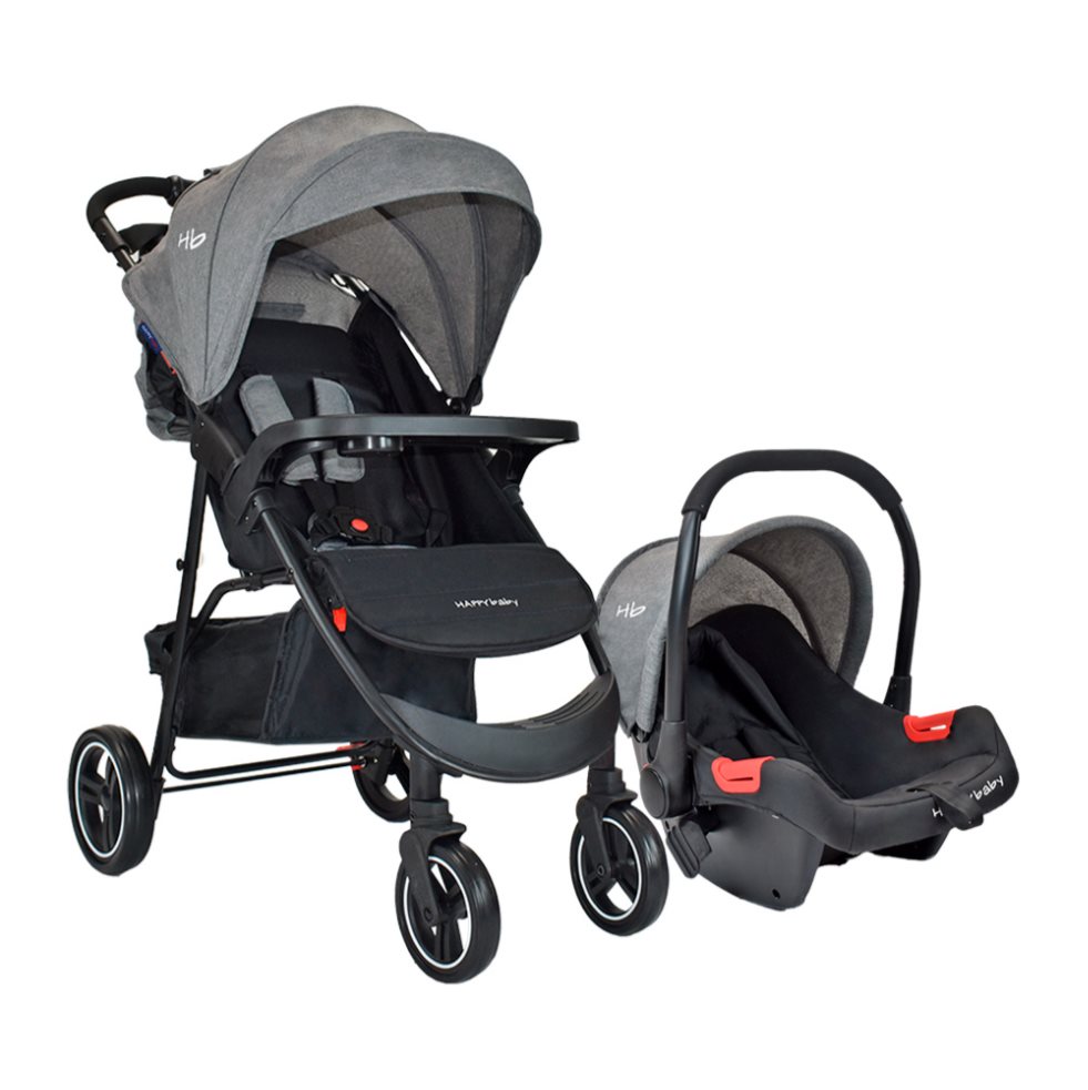 Coche Bebe Ts Happy Baby You Gris HAPPY BABY Caja x 1 