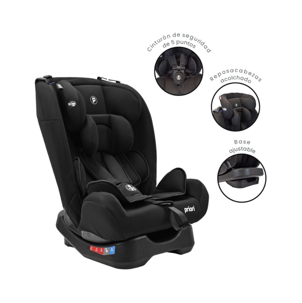 Silla De Carro Bebe Zeus Negro Priori PRIORI Caja x 1 