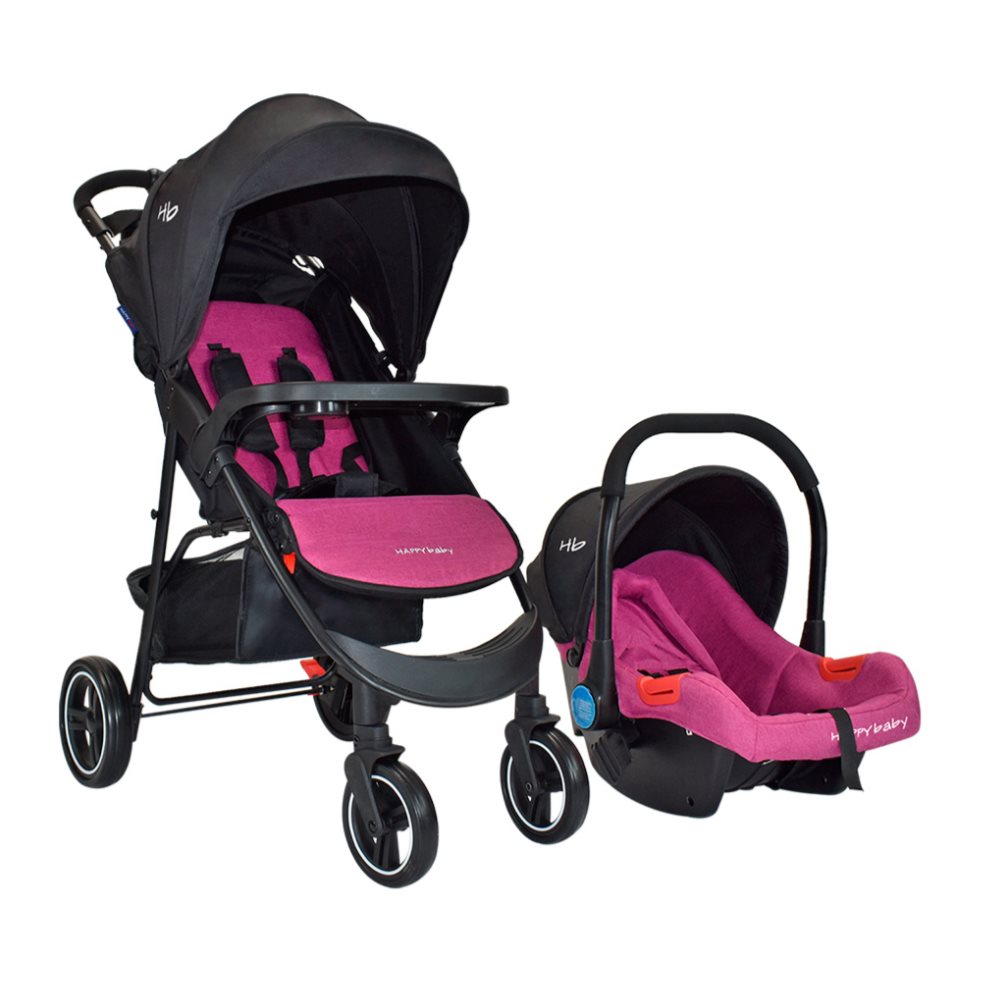 Coche Bebe Ts Happy Baby You Rosa HAPPY BABY Caja x 1