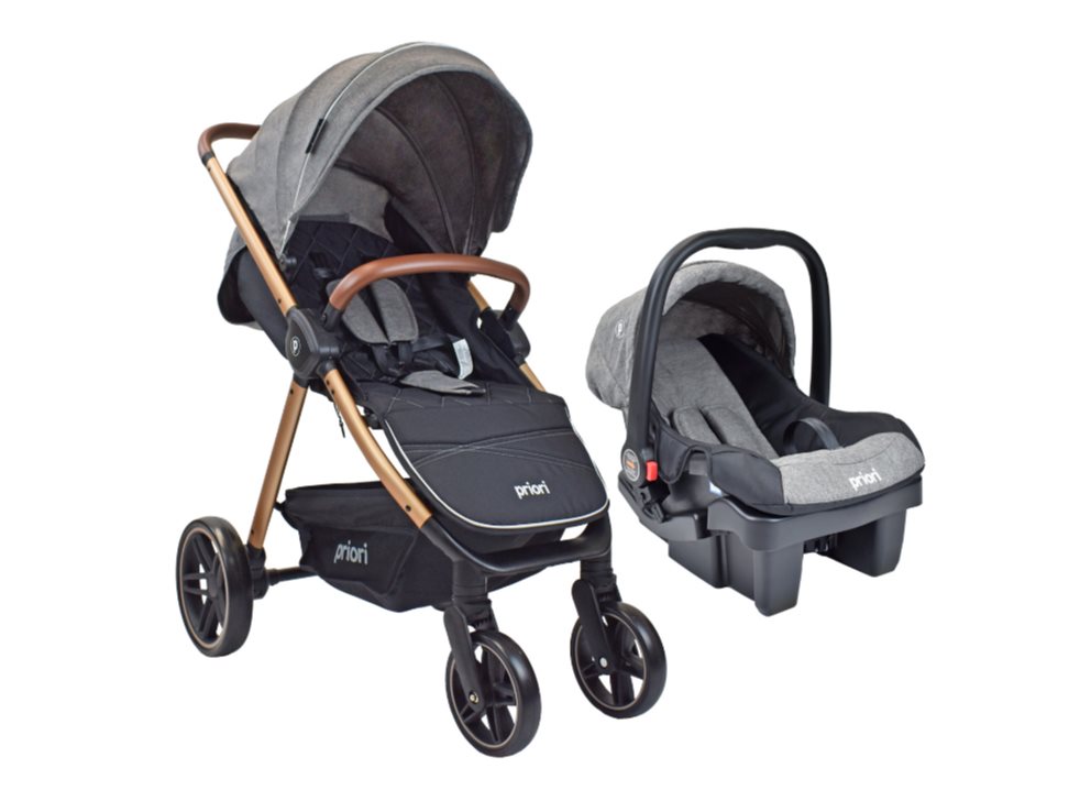 COCHE BEBE TS PRIORI MAVERICK GRIS CON NEGRO PRIORI CAJA INDIVIDUAL x 1  