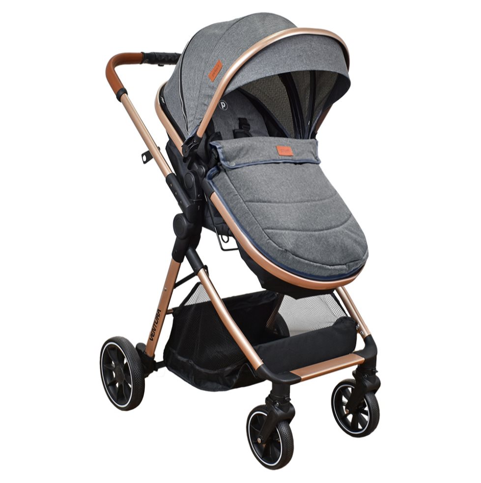 Coche Bebe Moises Ventura Priori Gris Oscuro PRIORI Caja x 1