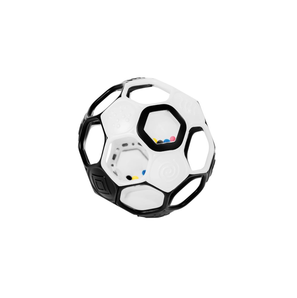 Pelota Sonajero Grippin' Goals Bright Starts 16907 Bright Starts Caja x 1 ĦListo, agarra, a patear! Fabricada con la tecnología Oball flexible y duradera de Bright Starts, la pelota sonajero Grippin' Goals presenta un diseño de agarre fácil con muchos agujeros para los dedo