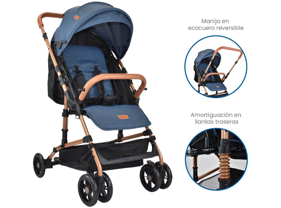 COCHE BEBE PRIORI VIENA AZUL PRIORI CAJA INDIVIDUAL x 1  