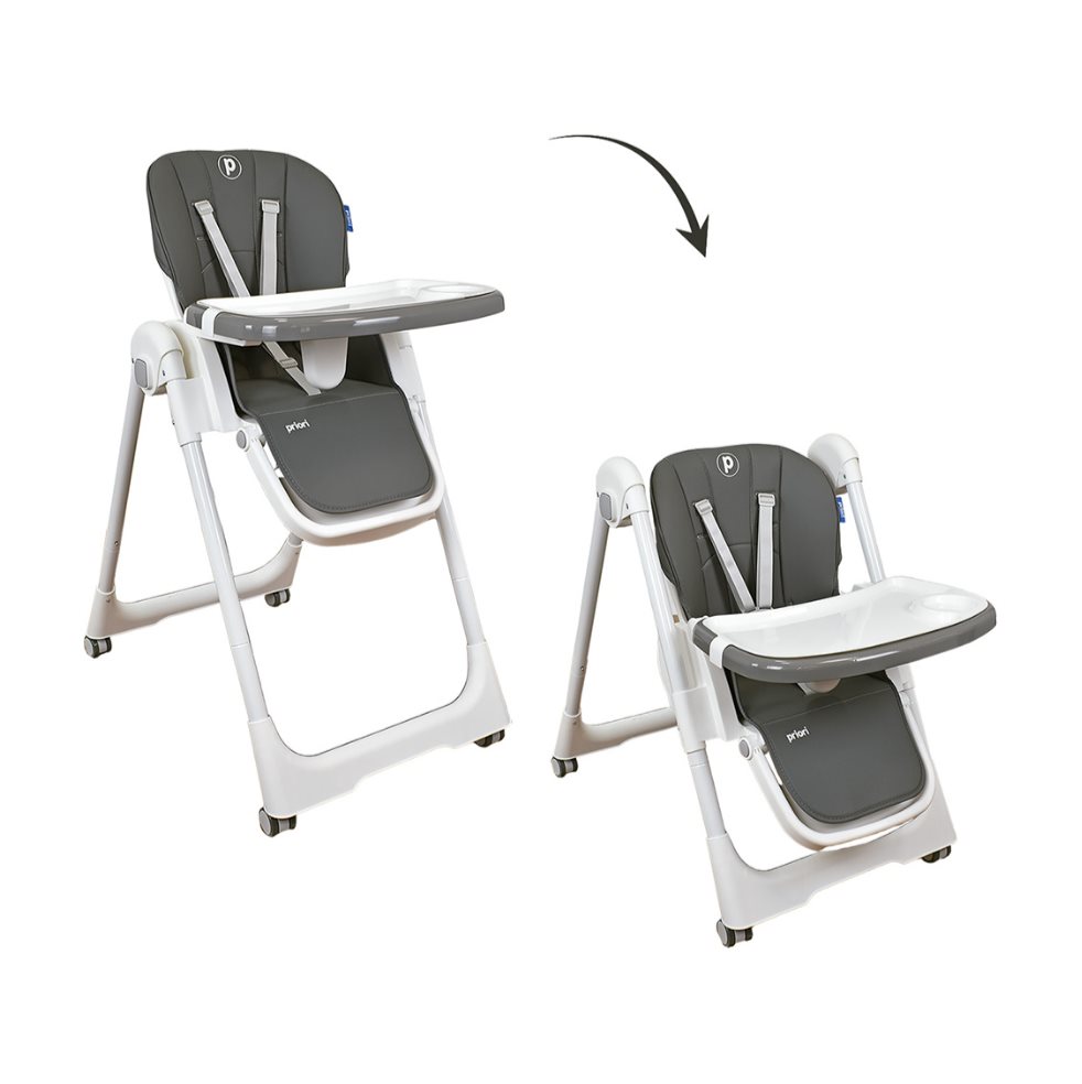 Silla Comedor Bebe Multiposiciones Galaxy Priori Gris Oscuro PRIORI Caja x 1 Silla Comedor Bebe Multiposiciones Galaxy Priori Gris Oscuro PRIORI Caja x 1