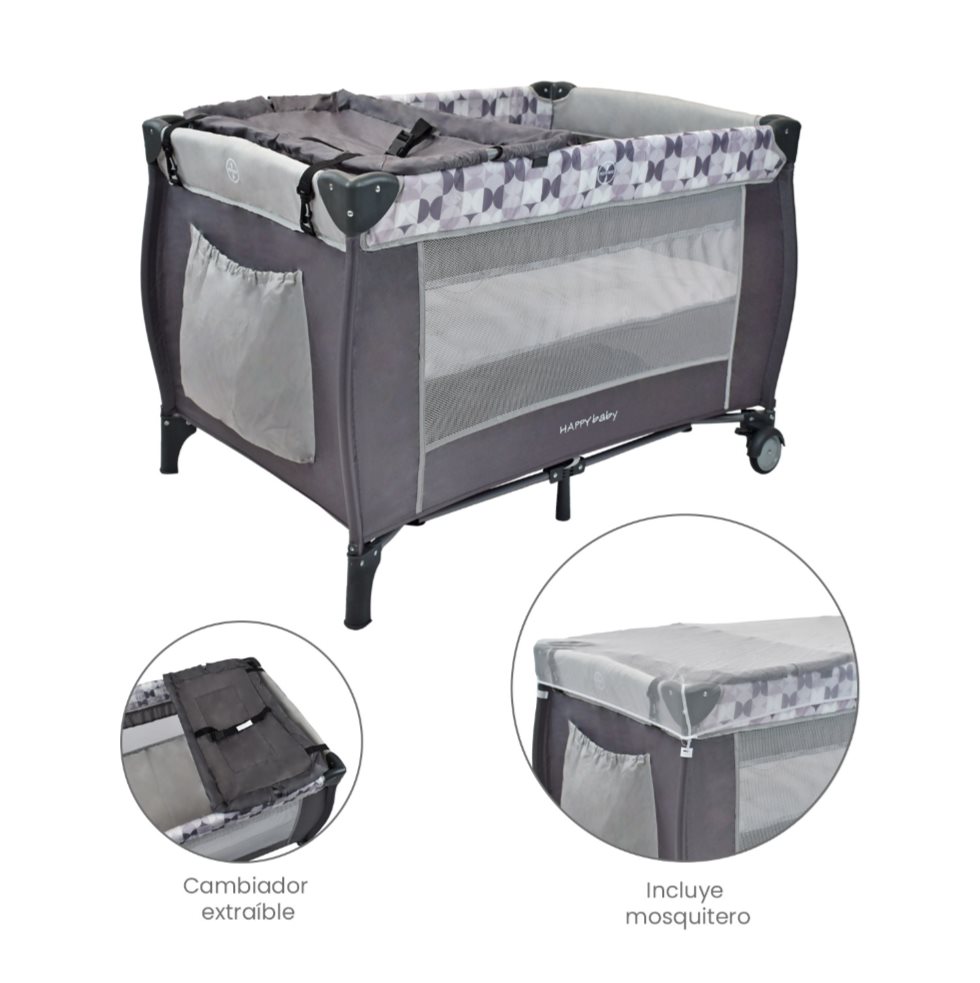NIZA CORRAL GRY HAPPY BABY Caja individual x 1 NIZA CORRAL GRY