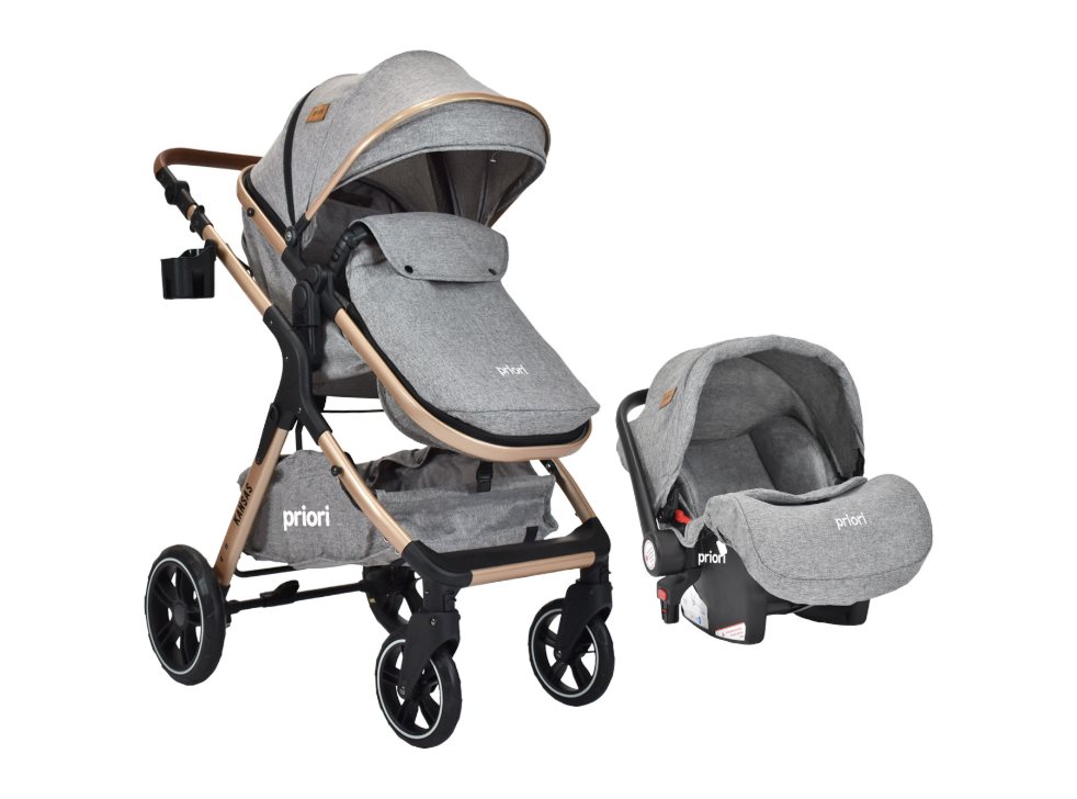 COCHE MOISES BEBE PRIORI KANSAS TS GRIS PRIORI CAJA INDIVIDUAL x 1  