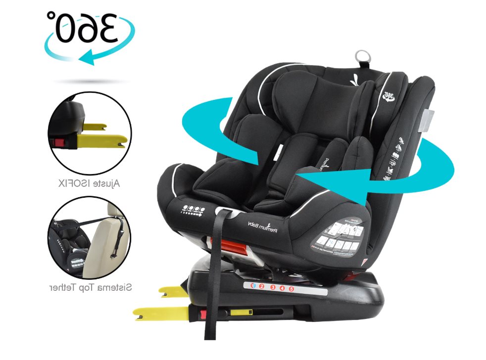 SILLA CARRO BEBE PREMIUM BABY EOS 360 NEGRO P´REMIUM BABY CAJA INDIVIDUAL x 1  