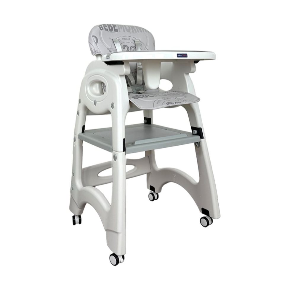Silla Comedor Bebe Duna Happy Baby Gris HAPPY BABY Caja x 1 Silla Comedor Bebe Duna Happy Baby Gris HAPPY BABY Caja x 1
