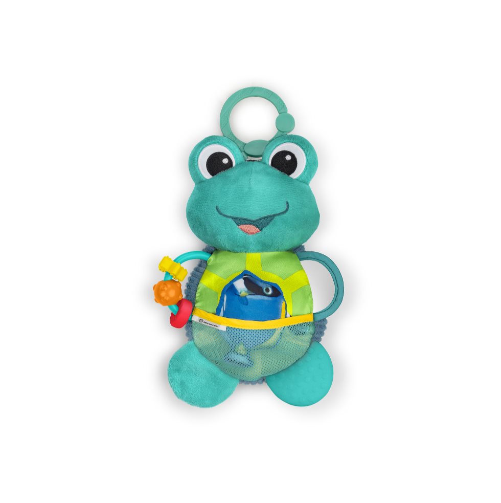 Tortuga de actividades sensoriales Baby Einstein Baby Einstein Caja x 1 El Baby Einstein Ocean Explorers Neptune's Sensory Sidekick es un suave peluche que calma y estimula los sentidos del bebé para que descubra en casa o mientras viaja. Los 7 juguetes en total presentan