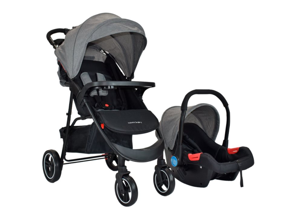COCHE BEBE TRAVEL SYSTEM HAPPY BABY YOU GRIS HAPPY BABY Caja individual x 1  