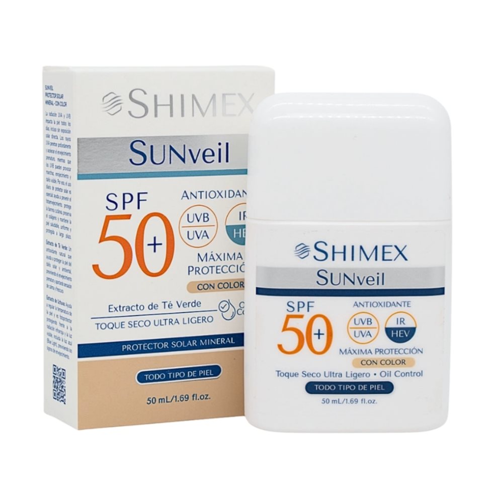 SUNveil Protector Solar Mineral SPF 50+ Con Color SHIMEX 50 ml x 1 SUNveil Protector Solar Mineral SPF 50+ Con Color SHIMEX 50 ml x 1