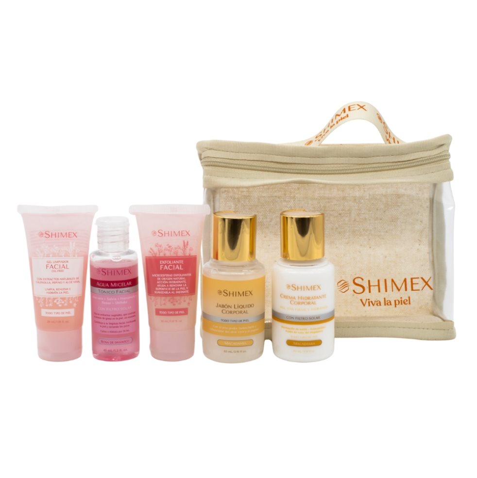 KIT ON THE GO CUIDADO PARA TODOS SHIMEX 30 ml, 40 ml, 30 ml, 65 ml, 65 ml x 5 UND undefined