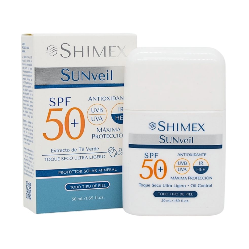 SUNveil Protector Solar Mineral SPF 50+ Sin Color SHIMEX 50 ml x 1 SUNveil Protector Solar Mineral SPF 50+ Sin Color SHIMEX 50 ml x 1