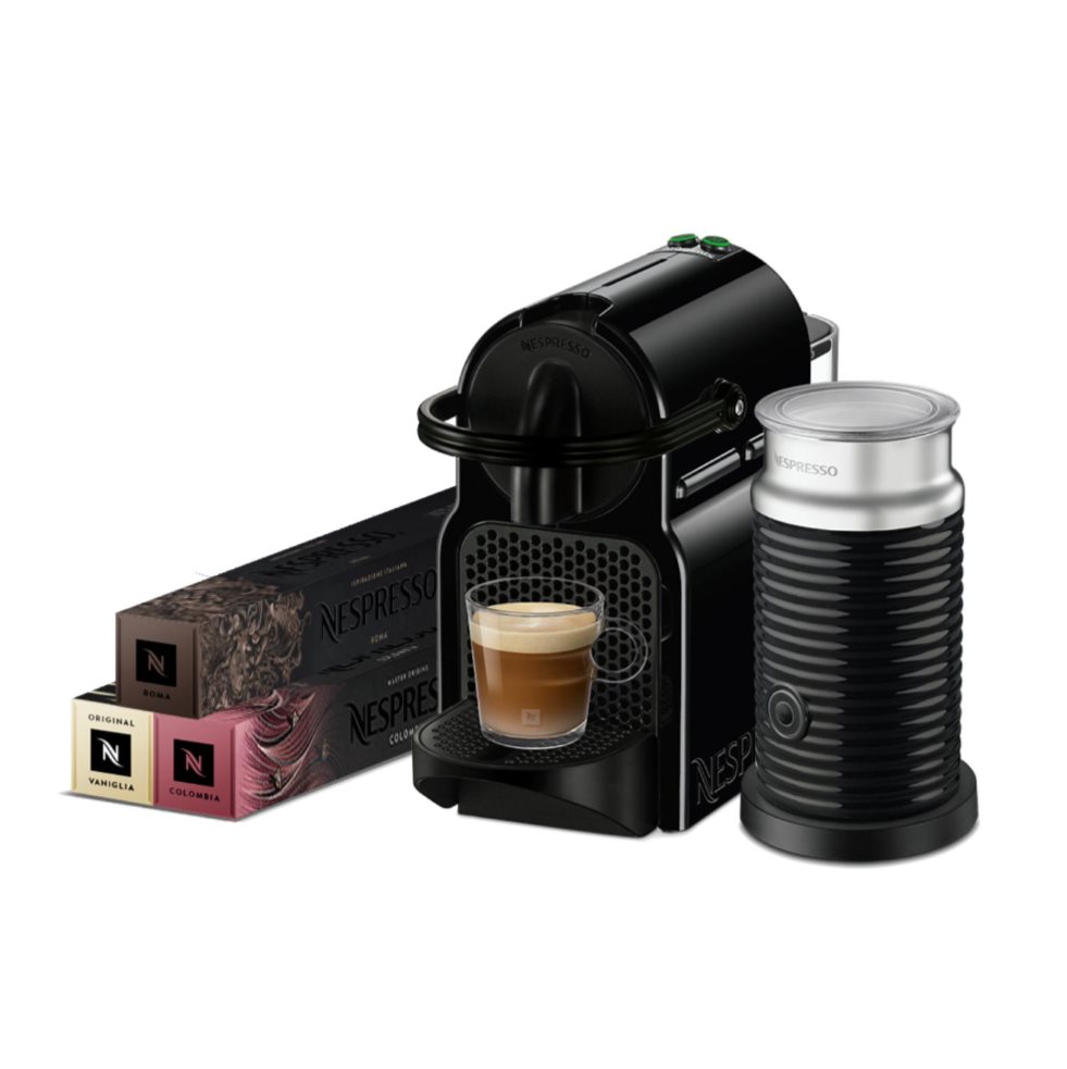 Cafetera Nespresso Inissia + Espumador de Leche Nespresso  x 1 