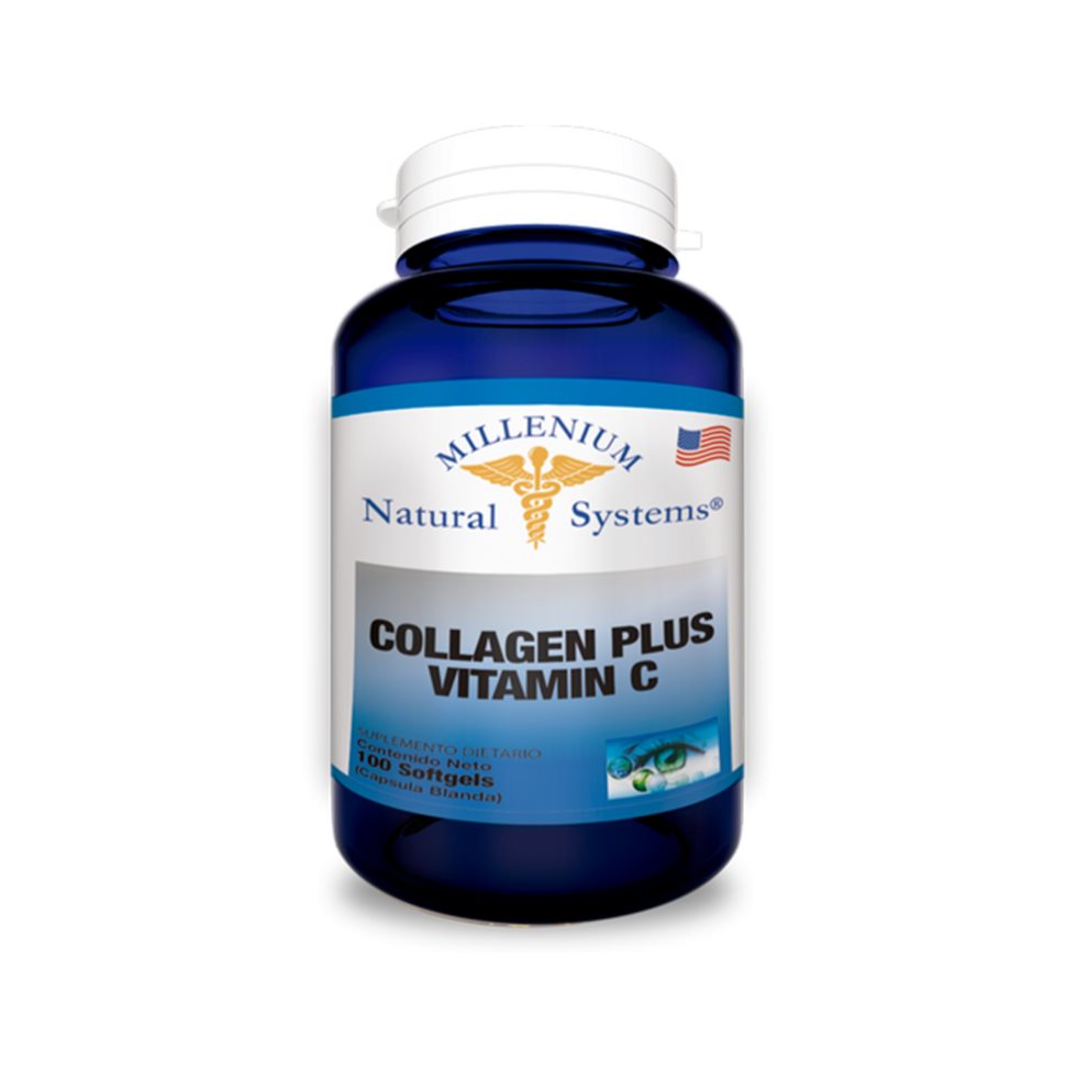 COLLAGEN PLUS VITAMIN C Natural Systems Frasco x 100 