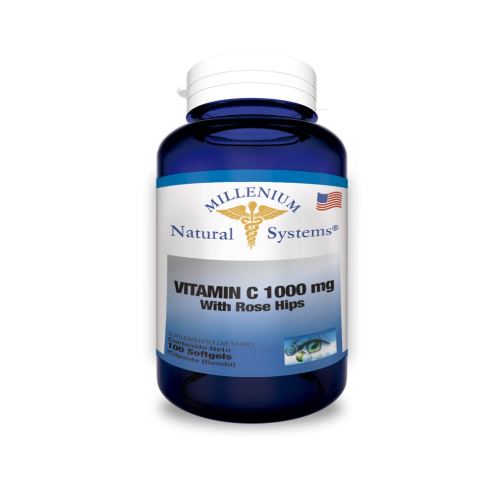 VITAMINA C 1.000 mg + R.H X 100 Natural Systems Frasco x 100 Contiene antioxidantes que contribuyen a fortalecer el sistema inmunológico. Además, facilita la absorción de hierro, lo que es esencial para mantener huesos fuertes y una piel saludable. Favorece el 