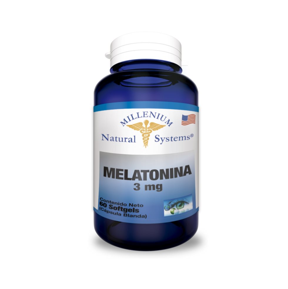 MELATONINA 3 mg Natural Systems Frasco x 60 