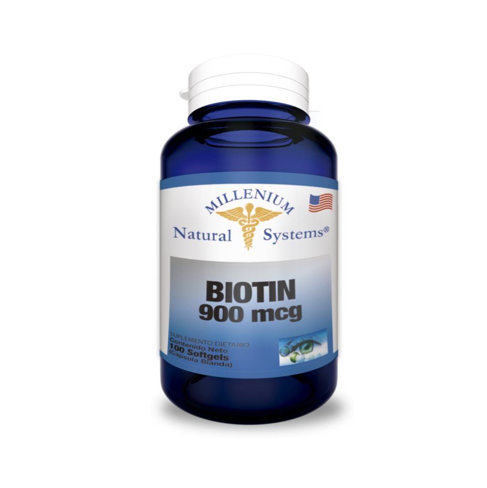 BIOTIN 900 mcg Natural Systems Frasco x 100 