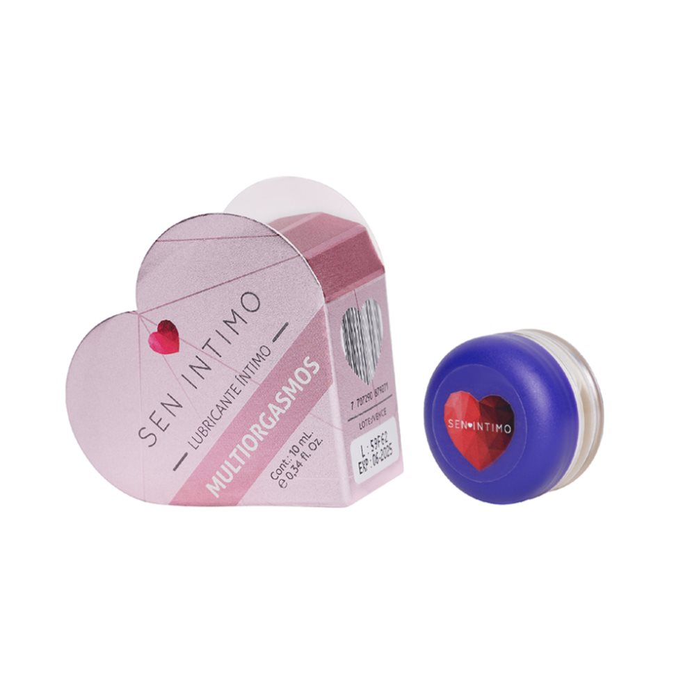 Multiorgasmos corazón envase x 10 ml Sen Intimo Caja x 1