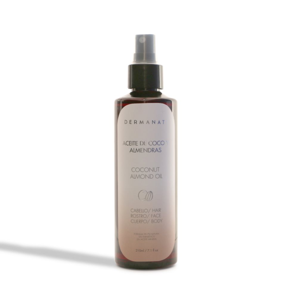 Aceite De Coco y Almendras Dermanat  210 ml x 1 