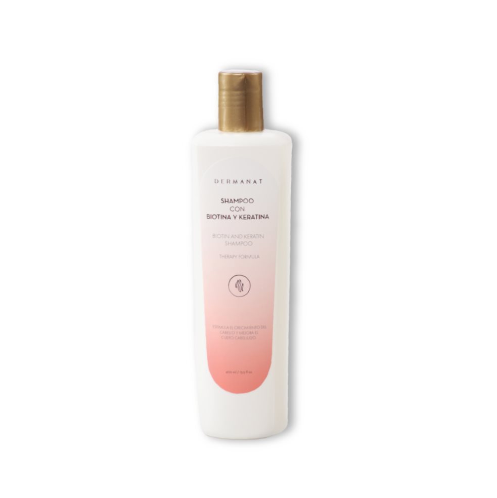 Shampoo Con Biotina y Keratina Dermanat 400 Ml x 1 