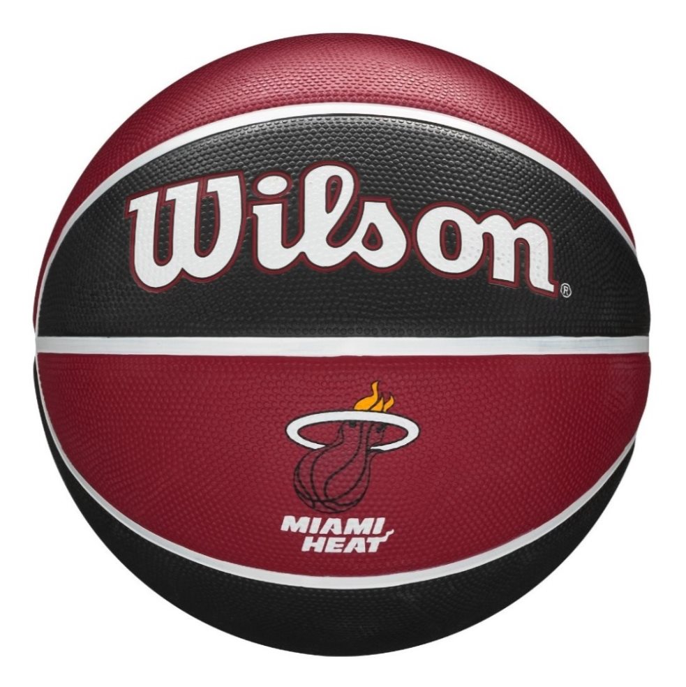 Balón Basketball Baloncesto Wilson Team Tribute Miami Heat Nba #7 Wilson Bolsa x 1 