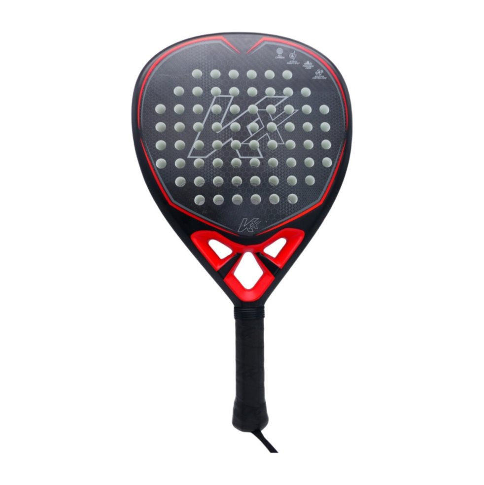 Raqueta De Padel Carbon Attacker One Kx By K6 KX BY K6 Papeleta x 1 DESCRIPCIÓN DEL PRODUCTOMODELO: KX CARBON ATTACKER ONE.- ALL CARBON: que garantiza resistencia, ligereza y durabilidad.- ADVANSE SWEET SPOT: gracias a la combinación perfecta entre el tamaño y la form