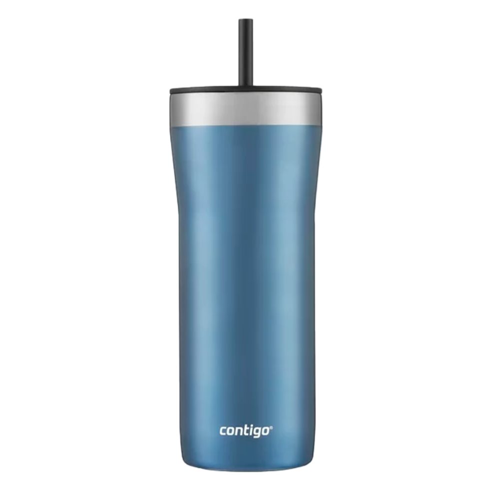 Vaso Térmico Metalico Agua Contigo Streeterville Acero 946ml Azul Contigo Caja x 1 MODELO: STREETERVILLE 942 ml / 32 ozSaborea café caliente mientras trabajas desde casa o disfruta de una bebida helada a través de la pajita mientras paseas por tu barrio con el Vaso Contigo&nbsp;de a